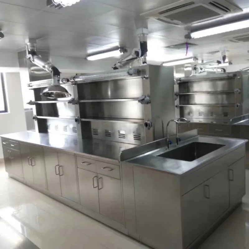 Phòng thí nghiệm kim loại Casework và Băng ghế Labe với ngọn thép không gỉ