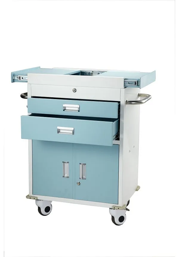 Xe đẩy bệnh viện di chuyển nhựa